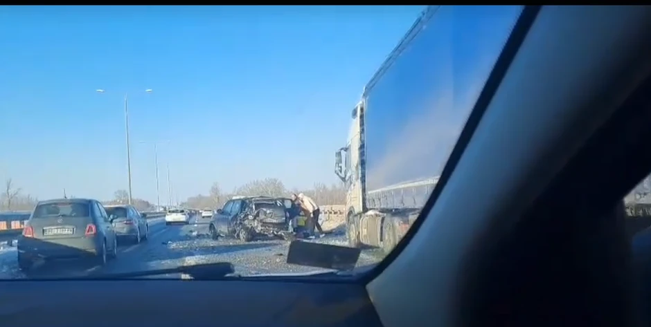 Saobraćajna nesreća na mostu Beška