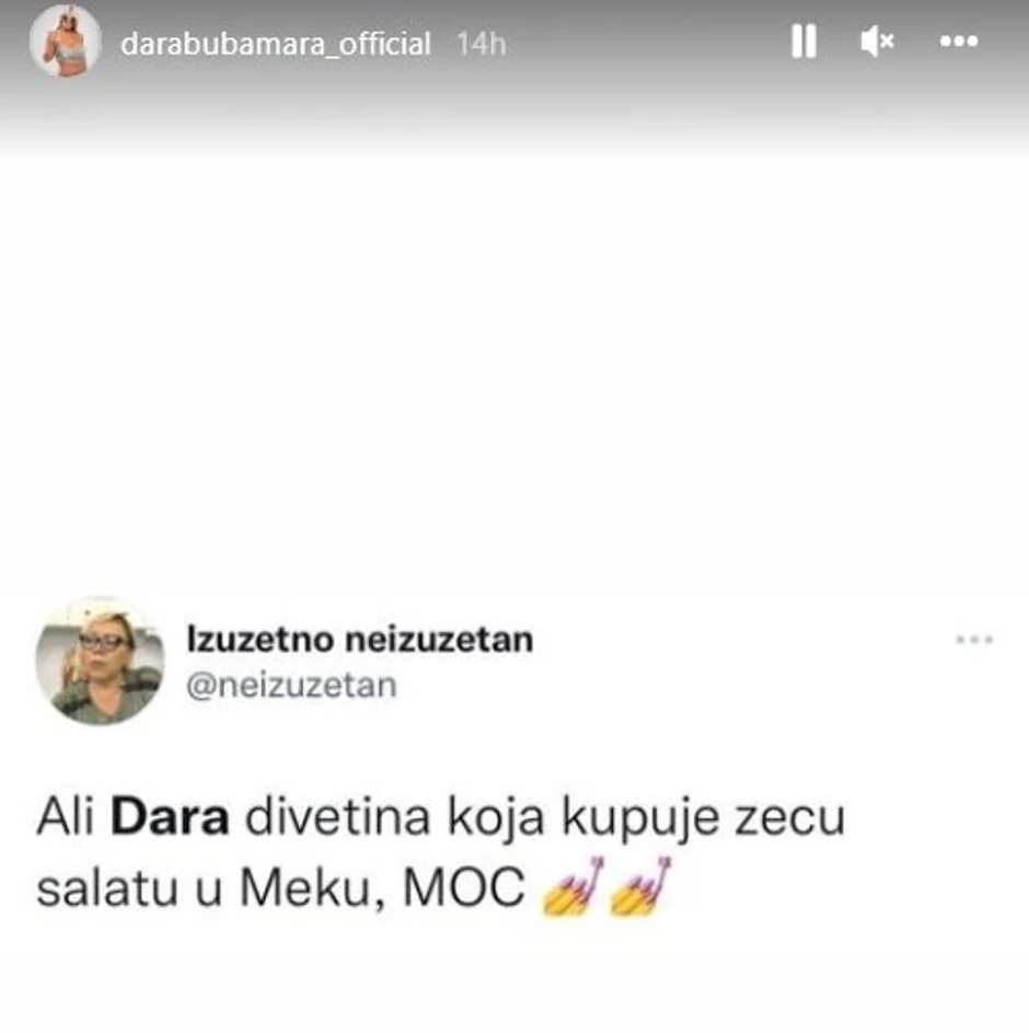 Tviteraši se šale na račun Dare Bubamare