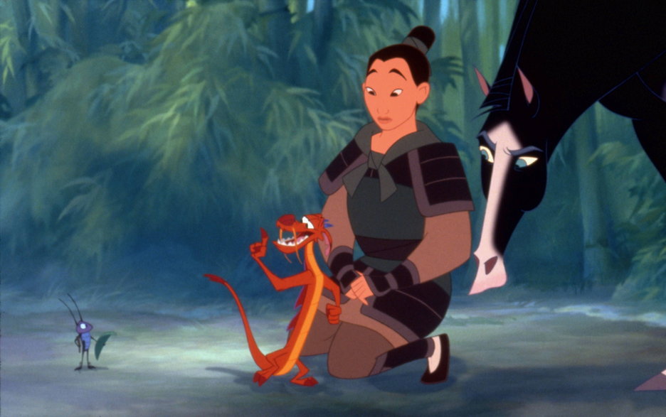 Mulan - kadr z animacji Disneya z 1998 r.