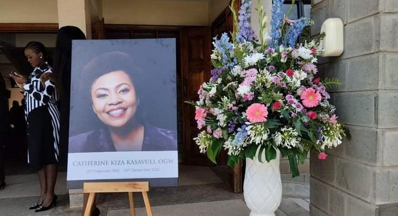 Catherine Kasavuli memorial service was conducted at Friends Church in Nairobi