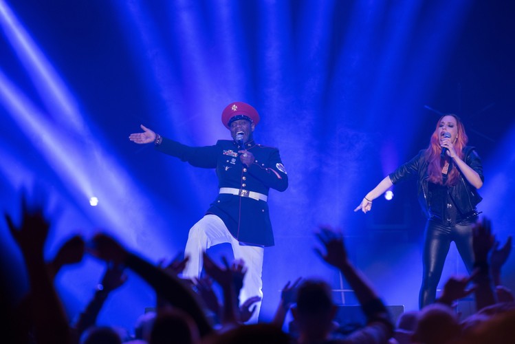 Zespół Captain Jack podczas koncertu '90s Live in Concert' w Ergo Arenie w Gdańsku