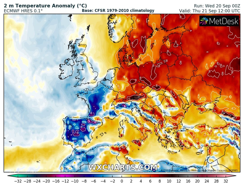 Temperatura w Polsce będzie znacząco przekraczać średnią