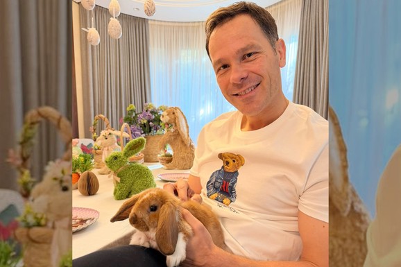 Siniša Mali pokazao kako se slavi Uskrs u njegovom domu: "U našoj kući od danas i kunić Šargarepica, kojeg je moj sin jako želeo"