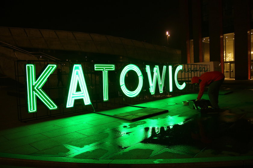 Neon "Katowice"