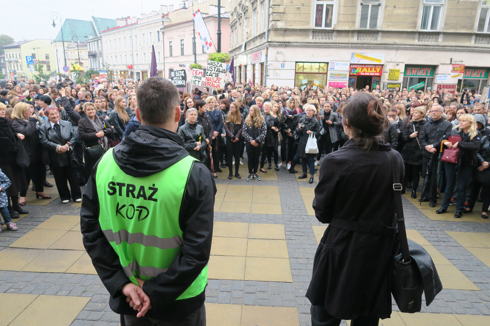 "Czarny poniedziałek" w Lublinie