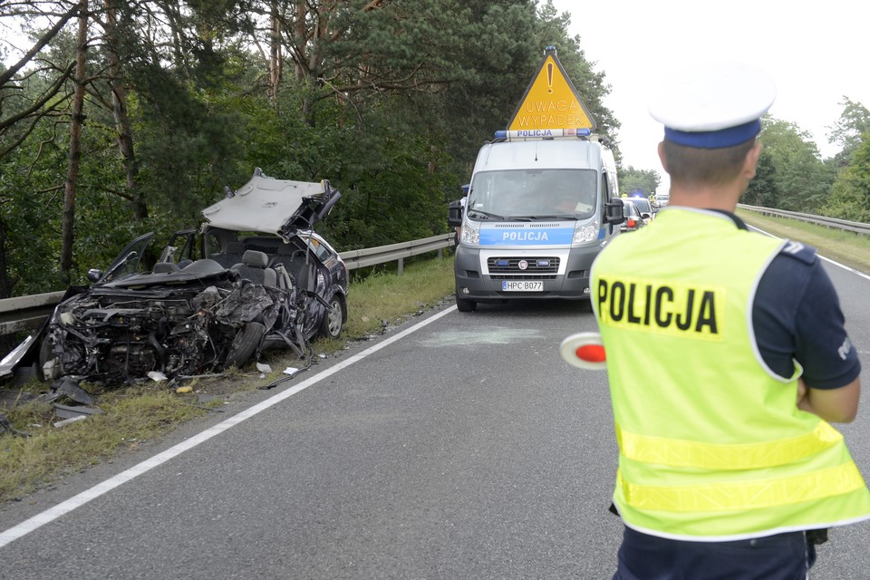 Tir zderzył się z samochodem osobowym