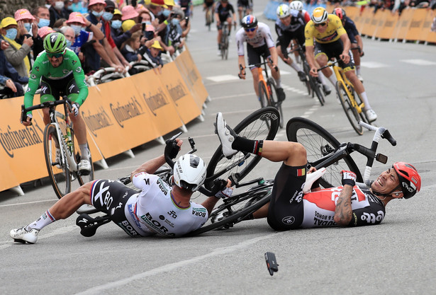 Wypadek na Tour de France