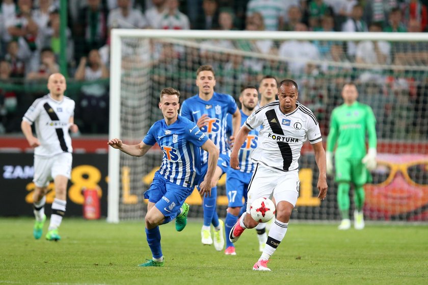 Pilka nozna. Ekstraklasa. Legia Warszawa - Lech Poznan. 17.05.2017