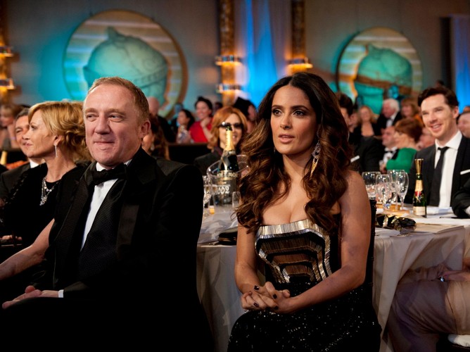 Salma Hayek i jej mąż Francois-Henri Pinault