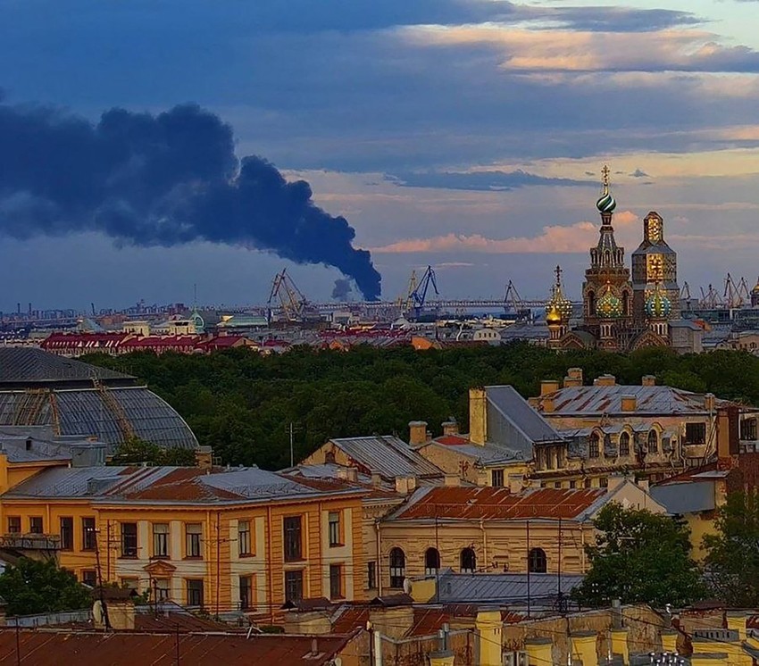 Ukrajinski napad na Sankt Peterburg 3. juna