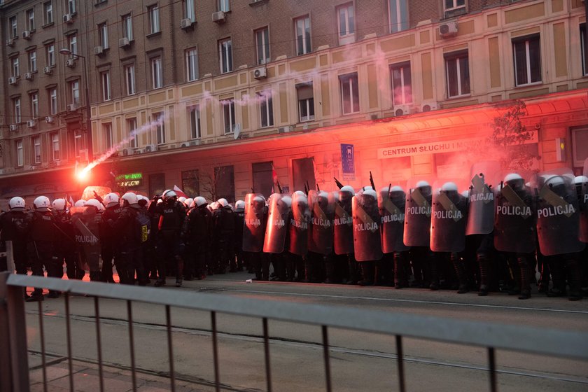 Bójki na Marszu Niepodległości