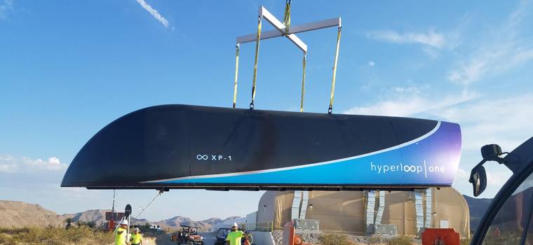 Hyperloop One wybrał dziesięć tras dla "transportu przyszłości"