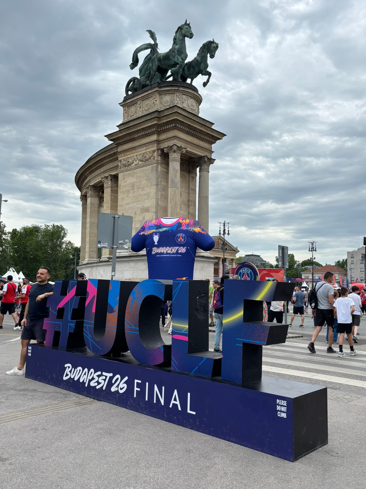 Champions Festival v Budapešti pred finále Ligy majstrov. 