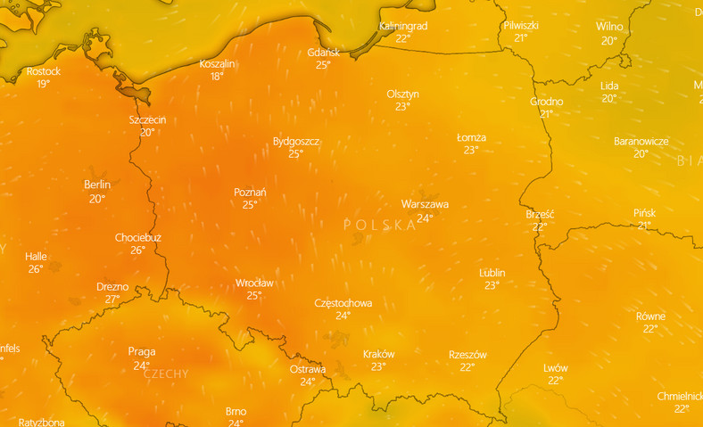 W całym kraju będą wysokie temperatury 