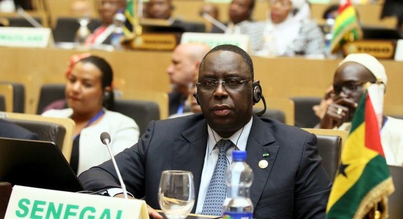 Senegal's President Macky Sall attends the opening ceremony of the 26th Ordinary Session of the Assembly of the African Union (AU) at the AU headquarters in Ethiopia's capital Addis Ababa, January 30, 2016. REUTERS/Tiksa Negeri