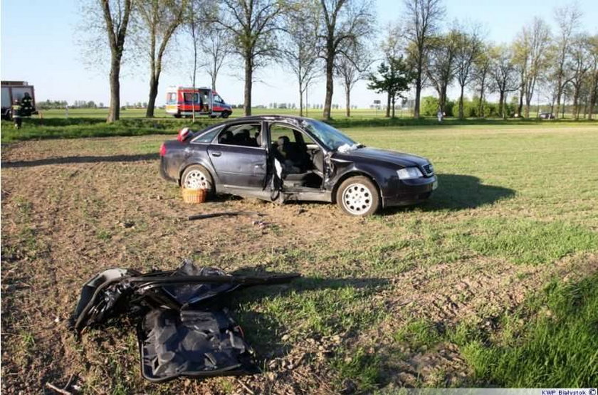 Tragedia na drodze. Nie żyje motocyklista. FOTY