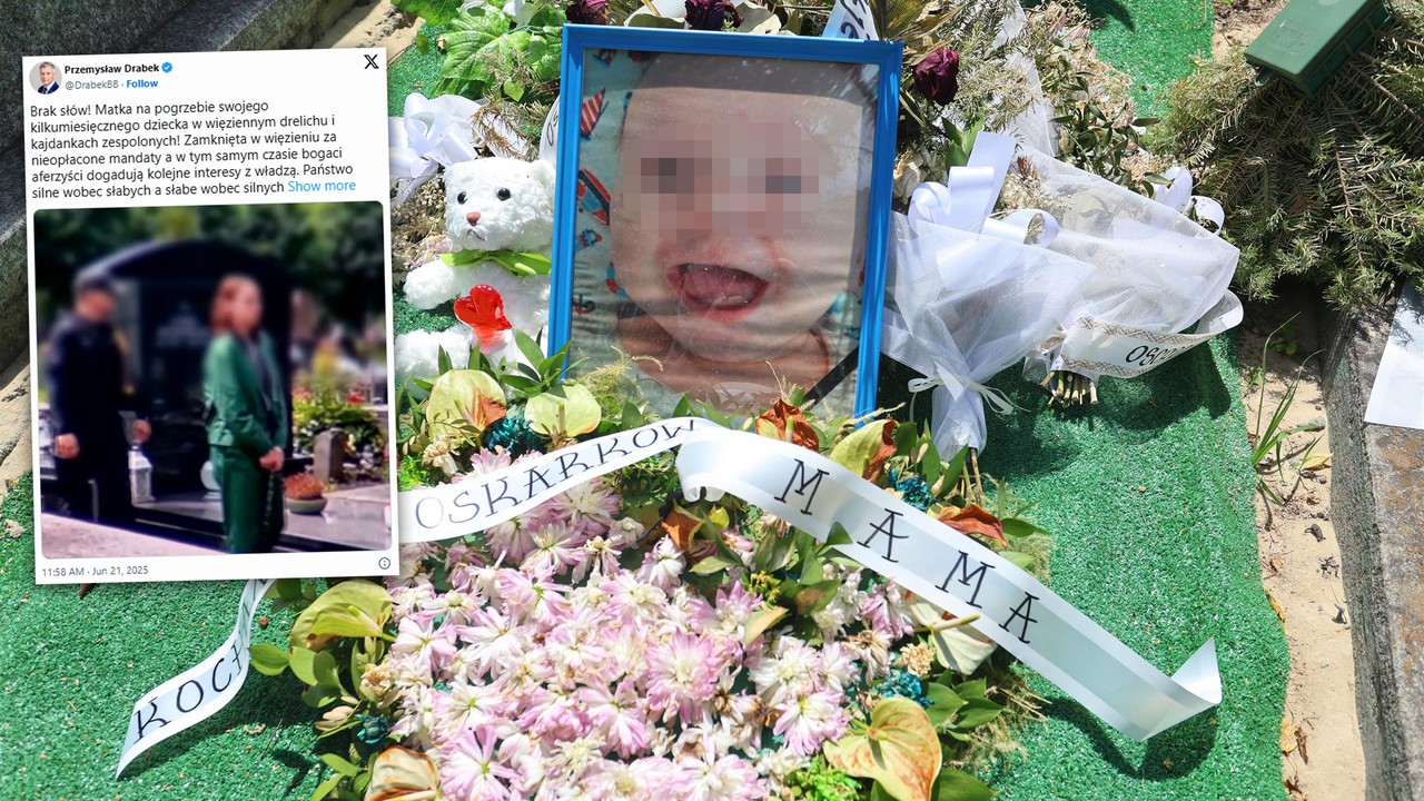 Matka w kajdankach na pogrzebie dziecka. Służba Więzienna zapowiada kontrolę