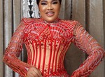 Toyin Abraham's corset gown looks uncomfortable, here's why the trend needs to die