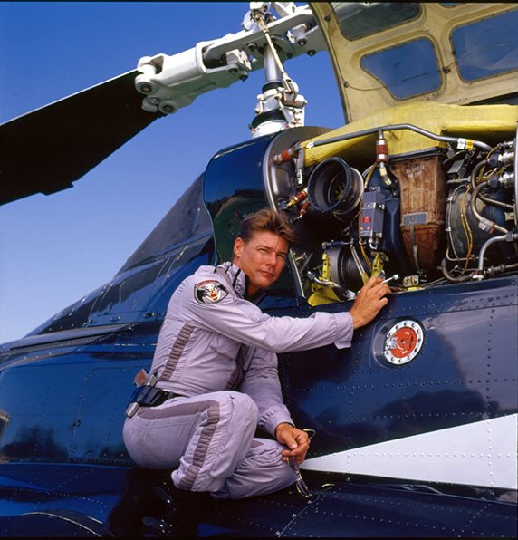 Jan-Michael Vincent w serialu "Airwolf" (1984)