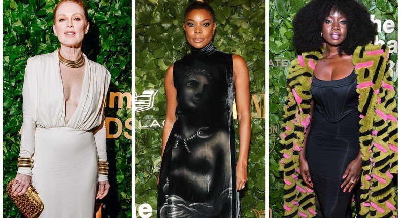 Julianne Moore, Gabrielle Union, and Danai Gurira at the 2022 Gotham Awards.Nina Westervelt/Variety via Getty Images