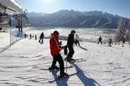 zima słońce narty zakopane