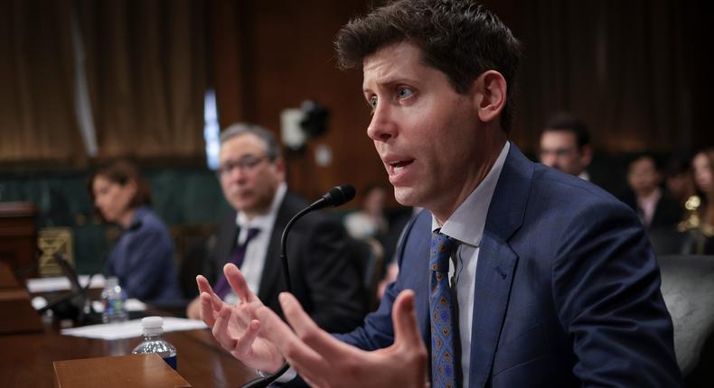 Samuel Altman, CEO of OpenAI, testifies before the Senate Judiciary Subcommittee on Privacy, Technology, and the Law May 16, 2023 in Washington, DC.Win McNamee/Getty Images