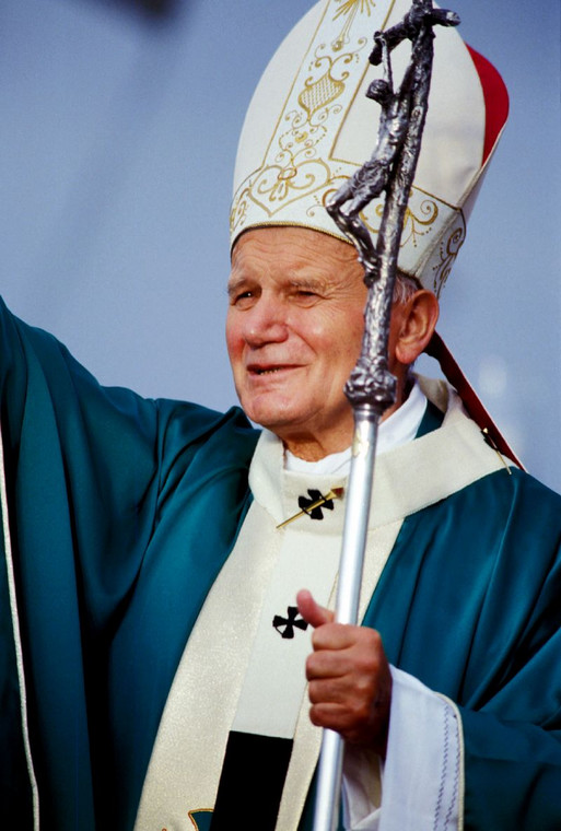 Papież Jan Paweł II z wizytą na Florydzie. 10.09.1987. fot. zuma/newspix.pl
