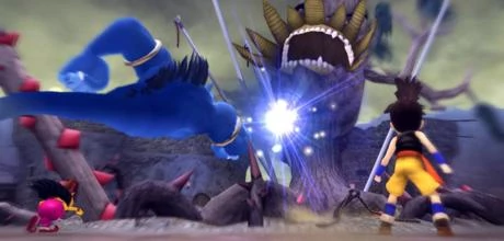 Screen z gry "Blue Dragon"