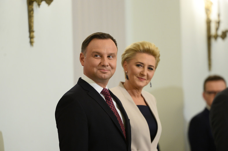 Andrzej Duda i Agata Duda