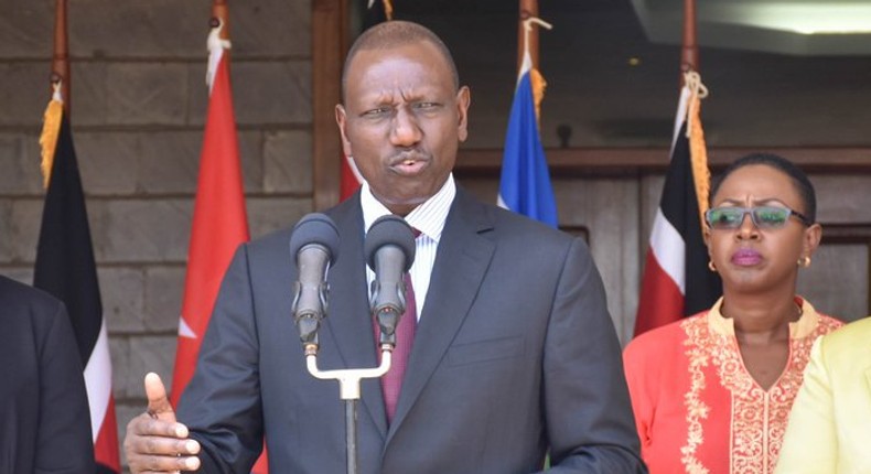 Deputy President William Ruto gives an address after meeting with Ines Maria Chapman, The Vice President of the Cuban Council of State and of Ministers (Twitter)