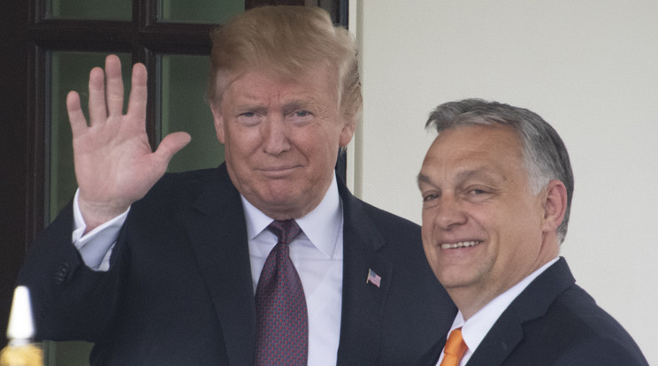 Donald Trump és Orbán Viktor 2019-ben személyesen is találkoztak egymással / Fotó: Northfoto