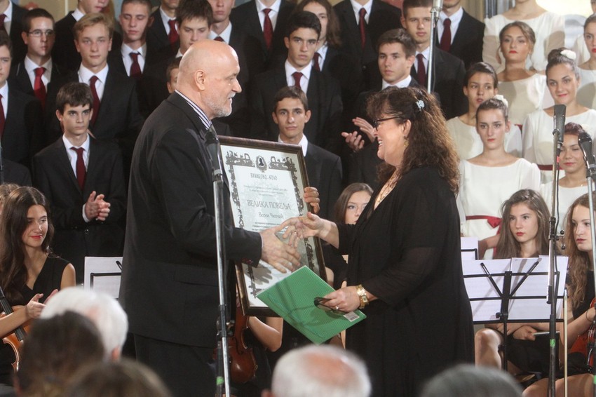 Vesna Čipćić, dobitnica prve Velike povelje Brankovog kola