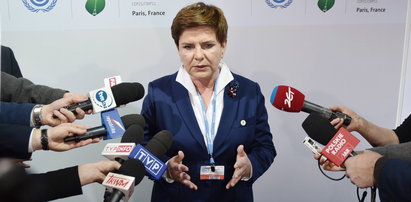 Szydło: porozumienie klimatyczne nie może szkodzić Polsce