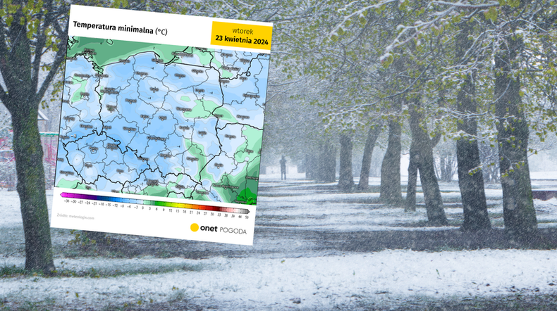 Przed nami szczyt niskich temperatur. Wiemy, kiedy będzie najzimniej (screen: meteologix.com)