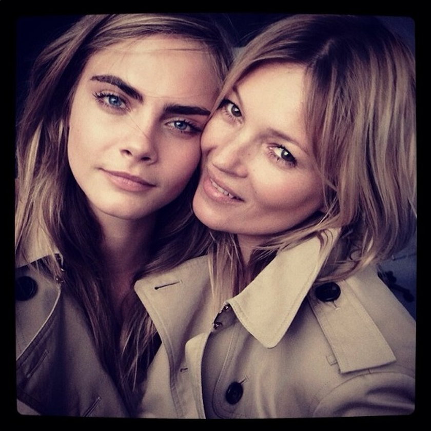 Cara Delevingne i Kate Moss