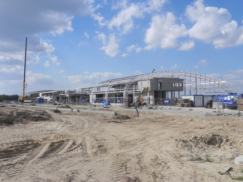 Port lotniczy Modlin – zdjęcia z budowy (8) fot. materiały prasowe