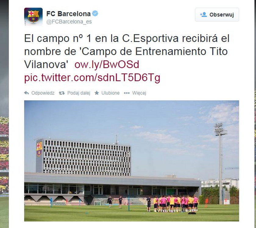 Hołd dla Tito Vilanovy (46 l.)! FC Barcelona uczci jego pamięć nadając stadionowi jego imię!