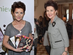 Młodzieńcza twarz Jolanty Kwaśniewskiej