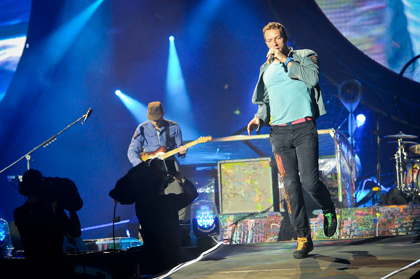 Coldplay w Warszawie (fot. Artur Rawicz/Onet.)