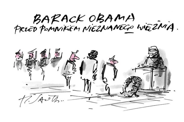 obama grób nieznanego więźnia sawka