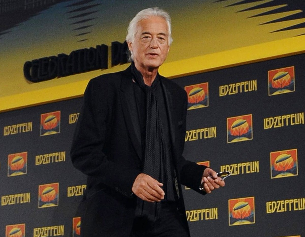 Jimmy Page po 70-tce został... modelem