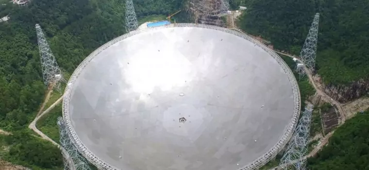 Największy radioteleskop świata udostępniony przez Chiny naukowcom z całego świata