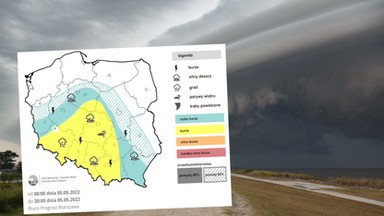 Gwałtowna zmiana w pogodzie. IMGW ostrzega przed burzami z gradem i silnym wiatrem