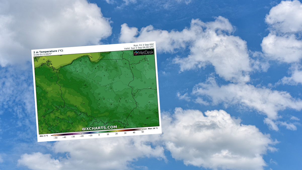 Prognoza pogody na weekend 4-5 września. Dużo słońca [3.09-5.09.2021]