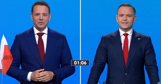 Spięcie o Brauna i o ustawki. Kto wygrał debatę Trzaskowski-Nawrocki?