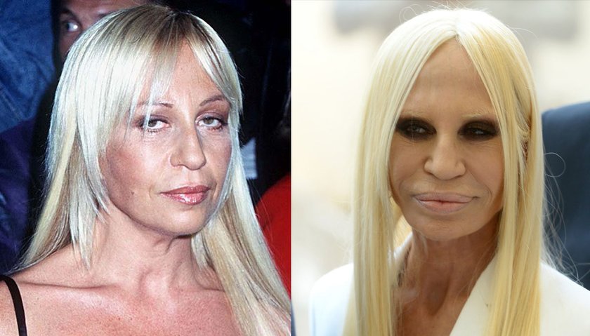 Donatella Versace - dwie inne osoby