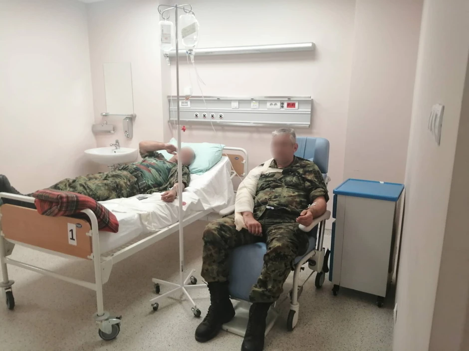 Povređeni vojnici u Vranju