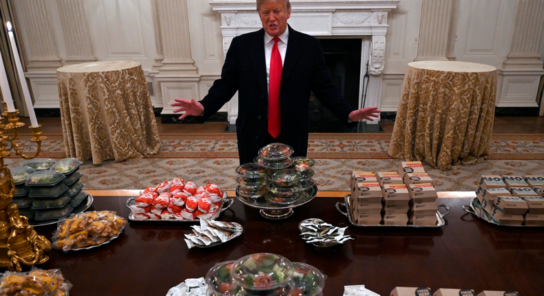 Trump fast food