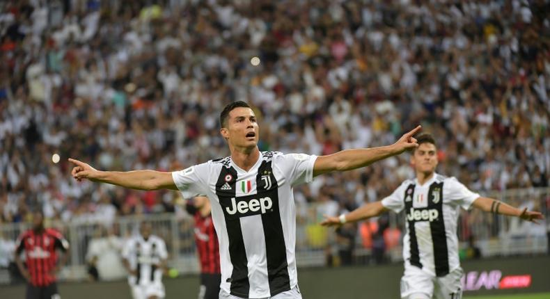 Forward to the next target: Cristiano Ronaldo's Juventus return to Serie A action after lifting the Italian Super Cup trophy