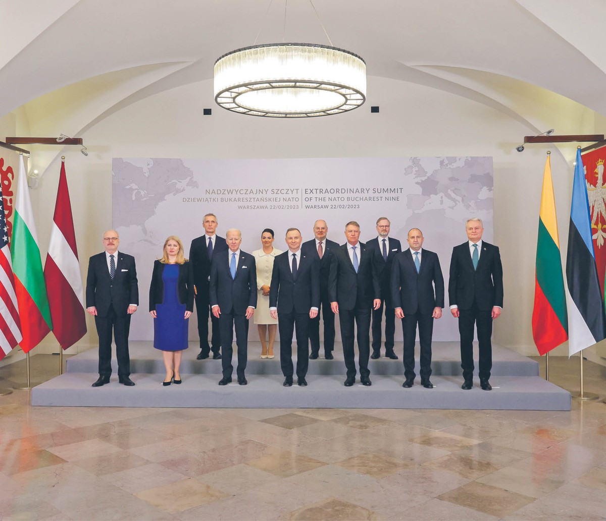 Prezydent Biden, udziałem w B9, zakończył swoją wizytę w Polsce.